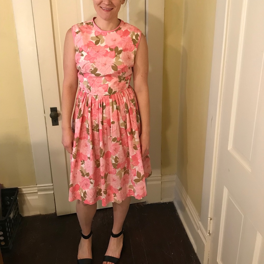 Vintage Floral Dress